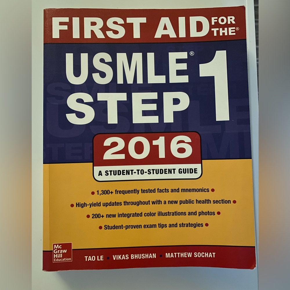 First Aid for USMLE Step 1 2016 Edition